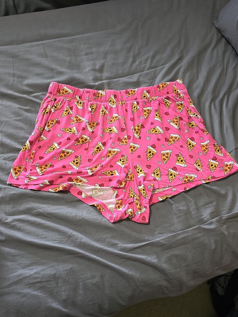 Torrid Pink Pizza-Print Women's Sleep Shorts - Size 0 (Large)